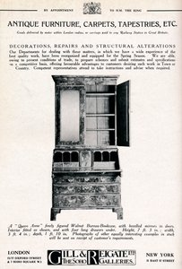 Zabytkowe meble, dywany, gobeliny itp, 1921 autorstwa Unbekannt