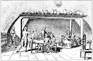 Antoine Laurent Lavoisier, XVIII-wieczny francuski chemik, badający oddychanie autorstwa Unbekannt