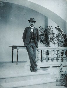Anton Czechow w Jałcie, 1899-1900 autorstwa Unbekannt