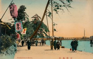 Arashiyama w I i c1900 autorstwa Unbekannt