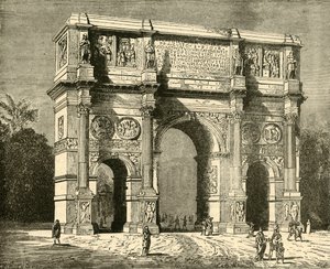 Łuk Konstantyna, 1890. autorstwa Unbekannt