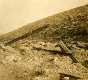 Obszar otaczający fort w Douaumont, północna Francja, c1914-c1918 autorstwa Unbekannt