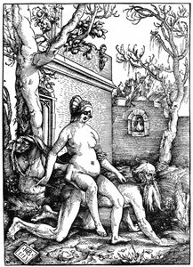 Arystoteles i Phyllis, 1513 1964 autorstwa Unbekannt