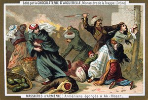 Ormianie mają poderżnięte gardła w Ak-Hissar, 1895 autorstwa Unbekannt