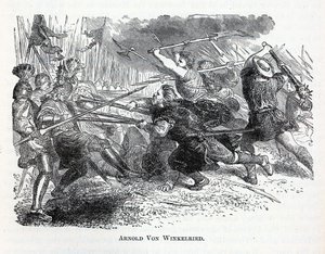 Arnold von Winkelried, 1882 r. autorstwa Unbekannt