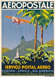 Poczta Lotnicza. Rio de Janeiro, ok. 1928-1930. autorstwa Unbekannt