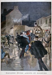 Aresztowany przez policję, Paryż, 1900 autorstwa Unbekannt