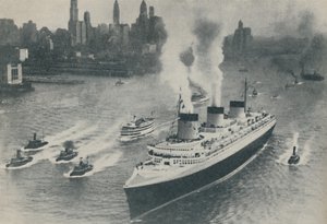 Przylot do Nowego Jorku w Normandii, 1936 autorstwa Unbekannt