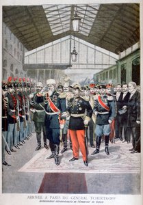 Przyjazd generała Czertkowa Czertkowa, ambasadora Rosji we Francji, Paryż, 1895 autorstwa Unbekannt