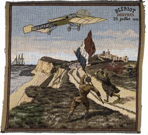 Przybycie Louisa Bleriota do Dover w Anglii, 25 lipca 1909 r autorstwa Unbekannt
