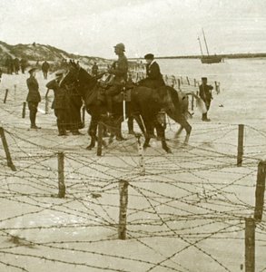 Przylot do La Panne, Flandria, Belgia, c1914-c1918 autorstwa Unbekannt