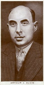 Arthur J Elvin, brytyjski promotor boksu, 1938 autorstwa Unbekannt