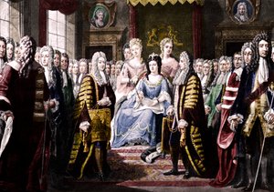 Artykuły Unii przedstawione przez komisarzy królowej Annie, 1706 r autorstwa Unbekannt