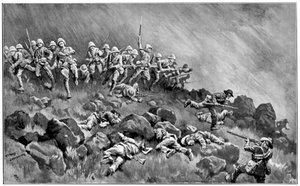 Atak na Wagon Hill, 2. wojna burska, 6 stycznia 1900 autorstwa Unbekannt