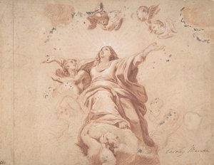 Wniebowzięcie NMP według Carlo Maratta, XVII wiek. autorstwa Unbekannt