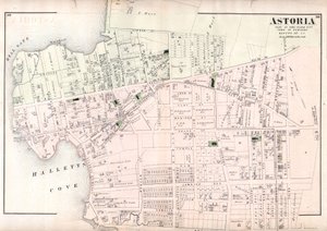 Astoria, część Long Island City, miasto Newtown, Queens, Co. LI autorstwa Unbekannt