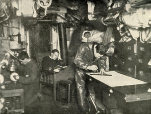 Na dnie morza. W mesie okrętu podwodnego, 1919. autorstwa Unbekannt