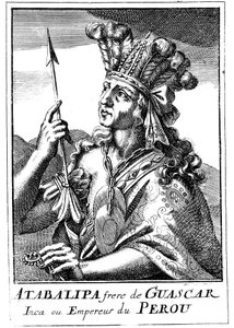 Atahualpa d1553, ostatni cesarz Inków Peru, 1686 autorstwa Unbekannt
