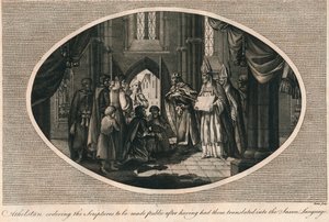 Athelstan nakazał publikację pism przetłumaczonych na język anglosaski, lata 30. 1793 autorstwa Unbekannt