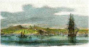 Auckland, Nowa Zelandia, ok. 1880 r. autorstwa Unbekannt