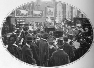 Aukcja w toku u licytatorów Phillips, Londyn, c1901 1901 autorstwa Unbekannt