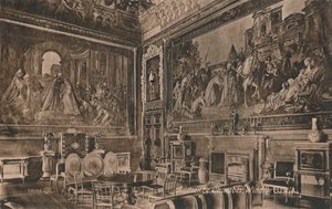 Sala audiencyjna, zamek Windsor, ok. 1917 r. autorstwa Unbekannt