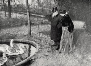 Auguste Rodin, francuski rzeźbiarz, 1895 autorstwa Unbekannt