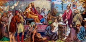 Augustyn Głoszenie do Ethelberta i Berty, 1925 autorstwa Unbekannt