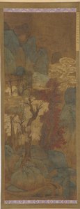 Jesienne liście w wąwozie górskim, dynastia Ming, 1368-1644. autorstwa Unbekannt