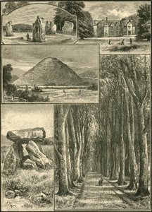 Avebury. Littlecote. Silbury. Jaskinia diabłów. Wielka Aleja., 1898. autorstwa Unbekannt