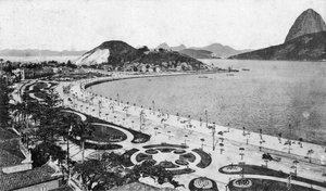 Avenida Beira-Mar, Botafogo, Rio de Janeiro, początek XX wieku autorstwa Unbekannt