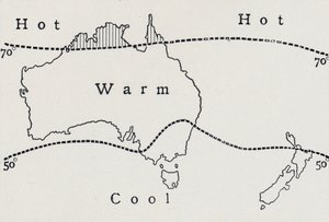 Średnia temperatura lipca, 1923. autorstwa Unbekannt