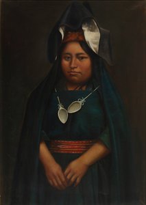 Ajmara dziewczyna, ca. 1890-1892. autorstwa Unbekannt