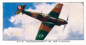 B.F.W. Messerschmitt Bf. 109 myśliwiec, 1938 autorstwa Unbekannt