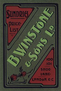 Reklama B. Winstone & Sons Ltd., 1907 autorstwa Unbekannt