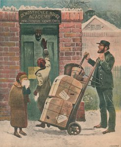 Powrót do szkoły, 1895. autorstwa Unbekannt