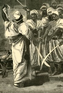 Bagaeus dostarczający swoje wiadomości gwardii perskiej, 1890. autorstwa Unbekannt