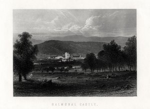 Zamek Balmoral, Szkocja, 1883 r. autorstwa Unbekannt