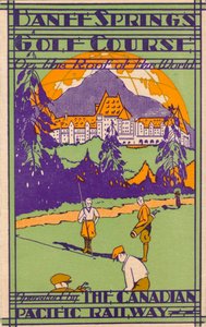 Pole golfowe Banff Springs, karta wyników, ok. 1925 r. autorstwa Unbekannt