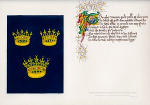 Sztandar i wiersz, XV w., 1840 autorstwa Unbekannt