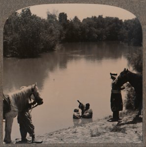 Chrzest w Jordanie, ok. 1900 autorstwa Unbekannt