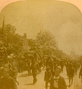 Parada Barnuma, Penn. Ave. Washington D.C., koniec XIX i początek XX wieku. autorstwa Unbekannt