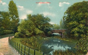 Park Battersea, ok. 1909 autorstwa Unbekannt