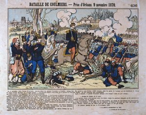 Bitwa pod Coulmiers, wojna francusko-pruska, 9 listopada 1870 autorstwa Unbekannt