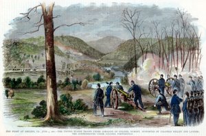 Bitwa pod Filippi, Wirginia Zachodnia, wojna secesyjna, 3 czerwca 1861 r autorstwa Unbekannt