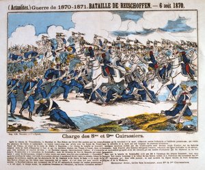 Bitwa pod Reichshoffen, wojna francusko-pruska, 6 sierpnia 1870 autorstwa Unbekannt