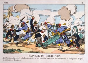 Bitwa pod Reichshoffen, wojna francusko-pruska, 6 sierpnia 1870 autorstwa Unbekannt