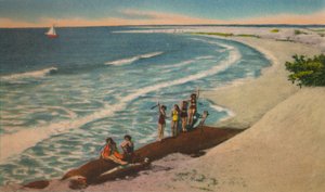 Plaża w Sabanilla Resort Development, ok. 1940 r. autorstwa Unbekannt