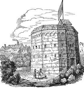 Bear Garden, Southwark, Londyn, 1574 autorstwa Unbekannt