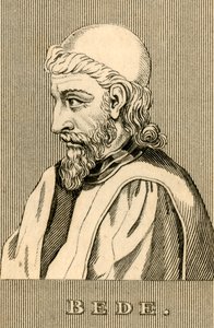 Bede, 672-735, 1830. autorstwa Unbekannt